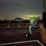 真夜中のドライブで横須賀のうみかぜ公園で夜釣りとカーシェアのアコギ練習