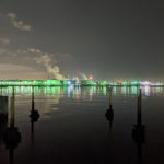 気候の良い春の深夜は根岸港でアジング