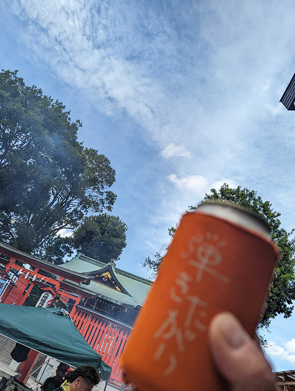近所の神社のお祭りをチラ見してから中野でお買い物