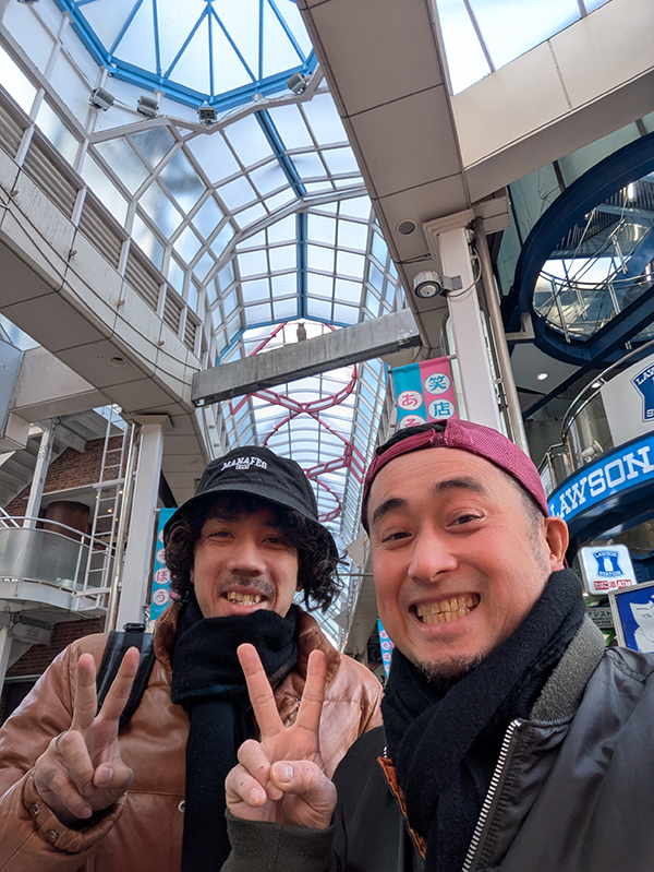 ユタ州のロングと阿佐ヶ谷ランチで会ってきた