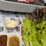 晩メシはちょっとテンション上げようと家ギョプサル