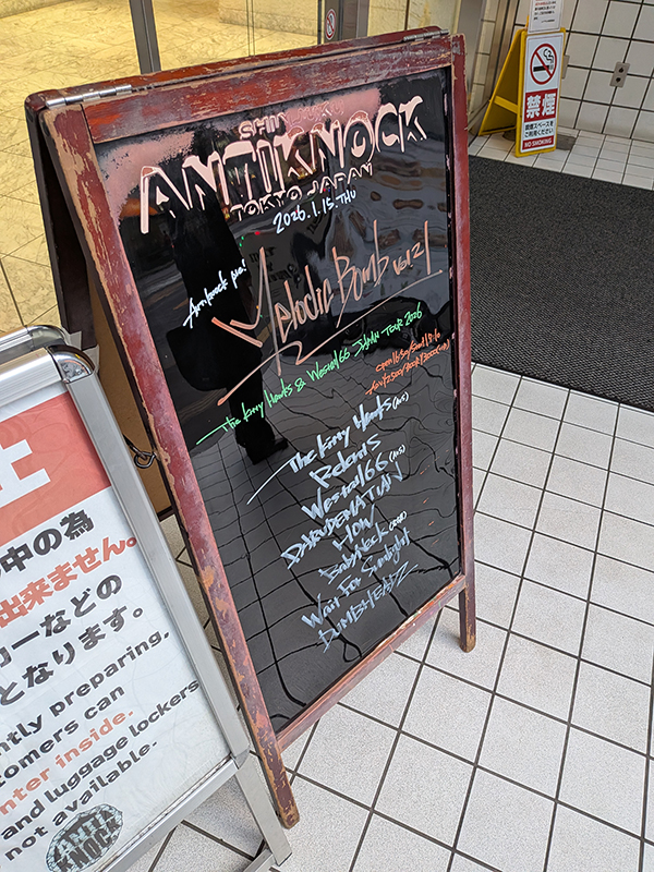 新宿ANTIKNOCKでMelodic Bomb vol.21-The Kitty Hawks & Westall66 JAPAN TOUR 2026